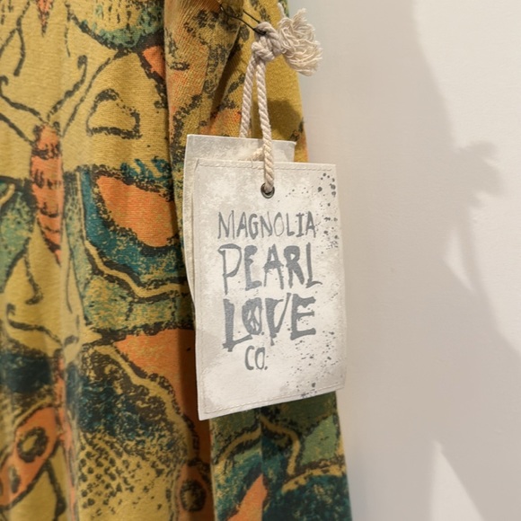 Magnolia Pearl Lepidoptera Cotton Fleece Lana Tank Dress O/S NWT - Picture 2 of 3